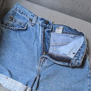 Levi's Classic Blue Denim Shorts